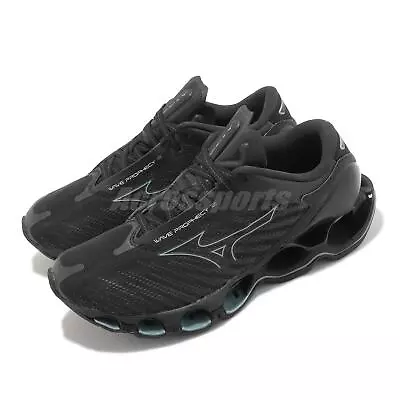 Mizuno Wave Prophecy 12 Black Blue Men Road Running Shoes Sneakers J1GC2300-52 • $179.99