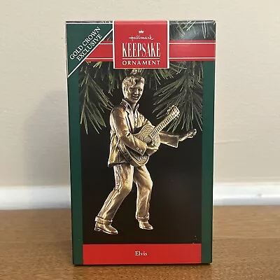 Hallmark Keepsake Christmas Ornament  1992 Gold Crown Exclusive - Elvis • $4.99