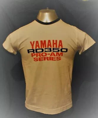 Yamaha RD350LC / RD LC / RD250LC Pro Am Racing T-shirt - Retro White Replica • £14.99