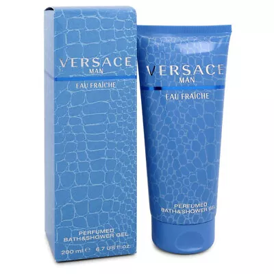 Versace Man 6.7 Oz Eau Fraiche Shower Gel   For Men By Versace • $51.48