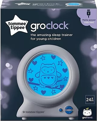 £21.45 • Buy Tommee Tippee Groclock Sleep Trainer Clock Alarm Clock & Nightlight USB Power