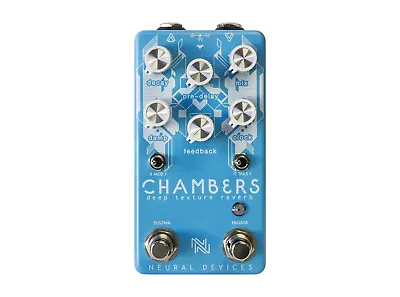 Neural Devices Chambers Deep Texture Reverb Effects Pedal • $200