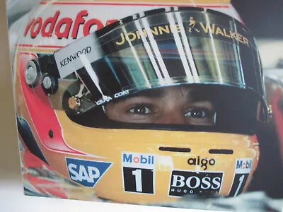 Lewis Hamilton Signed Certified Gp6 Race Spec. Visor • £1450
