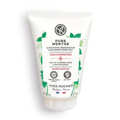 $37.87 • Buy Yves Rocher Pure Menthe The 3 In 1 Cleanser, Scrub & Anti Blackhead (125ml)