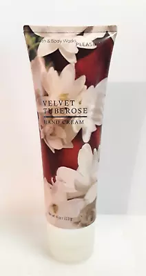 Bath & Body Works VELVET TUBEROSE Shea Butter Hand Cream 4oz Rare  • $45