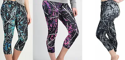 Muddy Girl Camo Athletic Workout Running Yoga Leggings Capris Pants  • $29.99