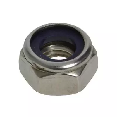 M2 M2.5 M3 M4 M5 M6 M8 M10 M12 M16 M20 M24 Metric Coarse Nyloc Nut Stainless 304 • $621