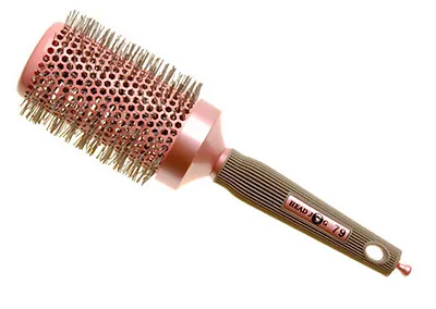 Head Jog No. 79 Ceramic Ionic Pink Radial Hair Brush 50mm • £8.95