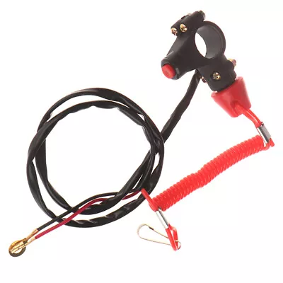 ATV Motorcycle Boat Tether Lanyard Emergency Kill Stop Engine Switch Push Bu-fo • $11.36