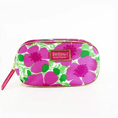 Estee Lauder Floral Cosmetic Makeup Bag By Lilly Pulitzer Design #01 • $8.95