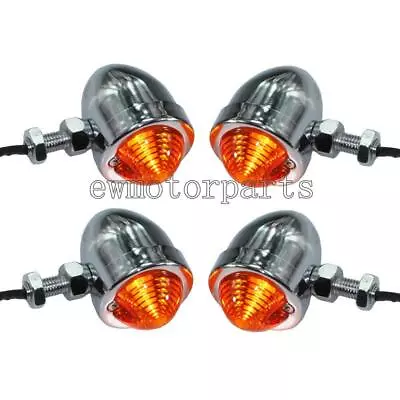 4pcs Bullet Turn Signals For Kawasaki Vulcan VN 1500 1600 Classic Mean Streak • $34.57