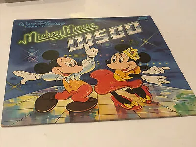 Walt Disney's Mickey Mouse Disco Vinyl Lp Vg+/vg+ • $8.75