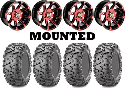 Kit 4 Maxxis Bighorn 2.0 Tires 30x10-14 On Moose 387X Red Wheels VIK • $1658.57