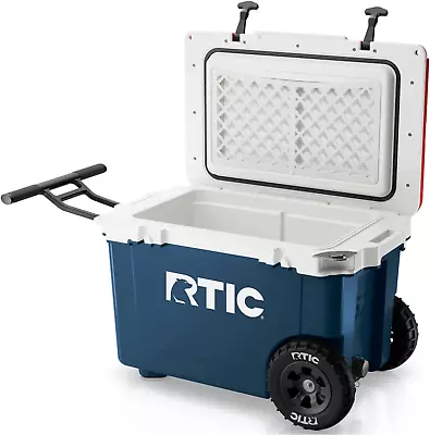 RTIC 52 Quart Ultra-Light Wheeled Hard Cooler Insulated Portable Ice Chest Box F • $251.44