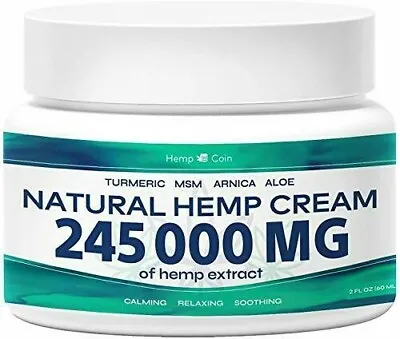 $11.89 • Buy Pain Relief Cream 245,000 Mg With MSM Arnica Aloe Turmeric