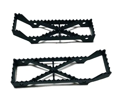 Blingstar Factory Series Nerf Bar Foot Peg Pegs Black TRX YFZ Raptor LTR KFX • $59.95