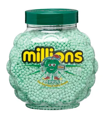 Millions Sweets Apple Green Full Flavour Bag Party Jar Gift Vegan Vegetarian • £5.15