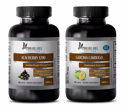 Fat Loss And Muscle Gain - ACAI BERRY – GARCINIA CAMBOGIA COMBO - Acai Fiber Pow • $38.82