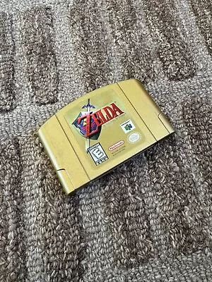 The Legend Of Zelda Ocarina Of Time N64 Gold Edition • $25