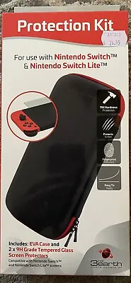 Nintendo Switch Bundle EVA Console Carry Case & Screen Protector • $10