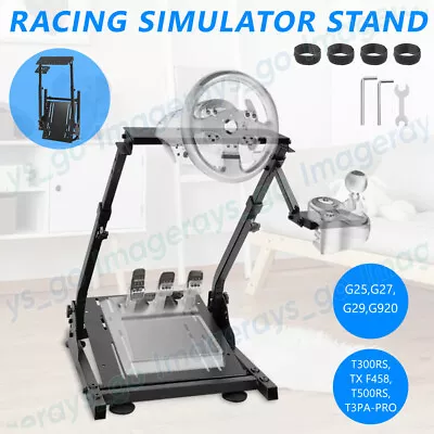 AU Racing Simulator Folding Wheel Stand For Thrustmaster Logitech G25 G27 G29 • $115.89