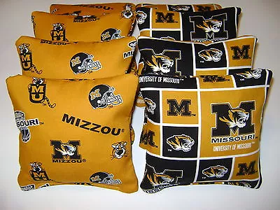 8 Cornhole Missouri Mizzou Tigers Corn Hole Bean Bags Baggo Tailgate Toss  • $31.97