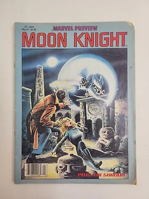 Marvel Preview  Moon Knight   No #21  Early Solo Moon Knight  The Shroud • $19.99