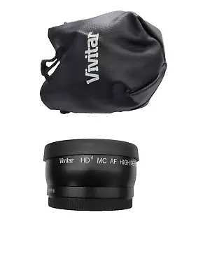 Vivitar HD4 MC AF High Definition 0.43X Wide Angle Converter W/Macro Lens • $4.95