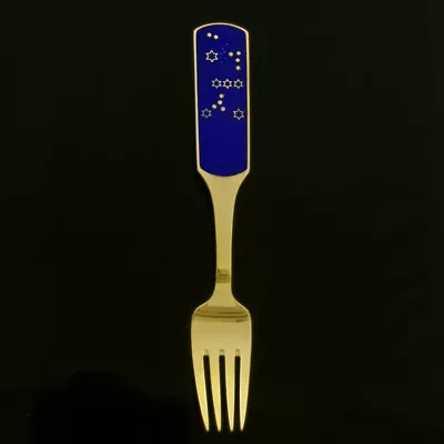 Danish Gilded Christmas Fork 1964 - A. Michelsen • $100