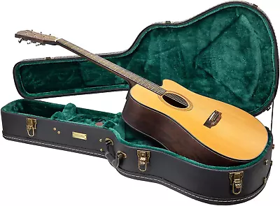 Dreadnought Acoustic Guitar Case-Fits Martin D28 Compatible To Taylor Grand Aud • $210.24