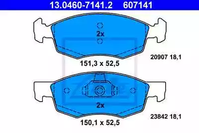 Brake Pad Set Disc Brake For FIAT:DOBLO MPVDOBLO MONOCABDOBLO Box Body/MPV • $58.92