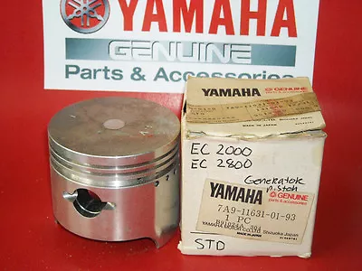 New NOS Yamaha 7A9-11631-01-93 Piston Std Various EC 2000 2800EF YP Generators • $29.99