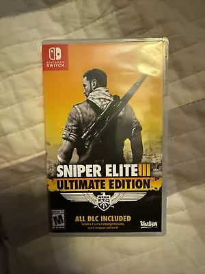 Sniper Elite 3 Ultimate Edition (Nintendo Switch) Mint With Case • $27