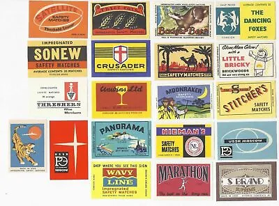 20 Soviet USSR Latvia LSR Matchbox Labels Export Market M/f Baltija Liepaja • $2.49