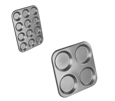 Non Stick Nonstick Yorkshire Pudding Tray Sheet Pan Tin 12 Cup Tray & 4 Cup Pan • £5.69