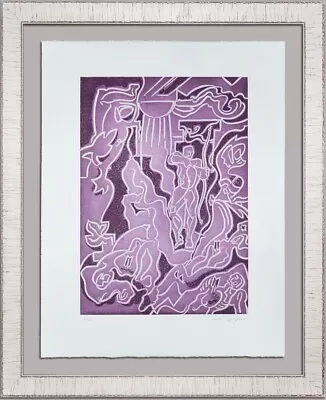 Andre MASSON Etching In Aquatint ~ Hand SIGNED - Ltd EDITION 89/120 W/Frame • $4400