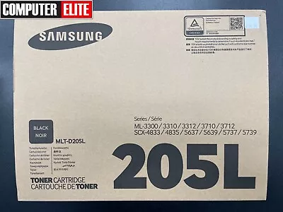 Samsung MLT-D205L Black High Yield Toner Cartridge ML-3312ND ML-3712DW Noir • $80.10