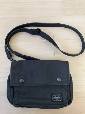 $69.99 • Buy PORTER Very Good Value Yoshida Bag Shoulder Bag Smoky Black Good Condition Japan