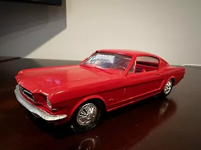 1965 AMT Ford Mustang Hard Top Fastback Dealer Promo Model Car Red • $65