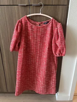 Women's ModCloth Tweed Spring Red Dress Large  • $8.99