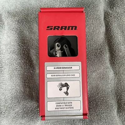 NEW IN BOX NOS SRAM X-9 Mountain Bike MTN MTB 9-Speed Rear Derailleur Long Cage • $109