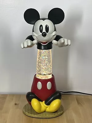 Disney Mickey Mouse Ears Glitter Lava Lamp Light 2005 WORKS! • $165