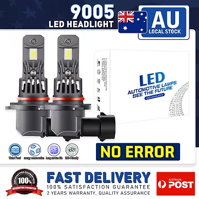 For 2016-2020 Honda Civic 6000K 9005 LED Canbus Headlight High Low Beam Bulbs • $37.88