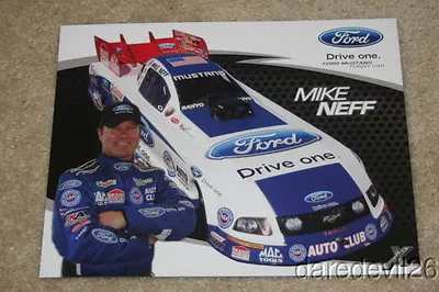 2009 Mike Neff Ford Drive One Mustang Funny Car NHRA Hero Card • $4.99