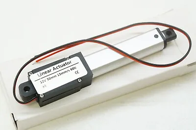 Electric Micro Linear Actuator 12V 50mm (2 ) 15mm/s 60N DC WR • $19