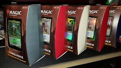 MTG Magic Strixhaven Commander 2021 Set Of 5 Commander Decks FACTORY SEALED! • $175