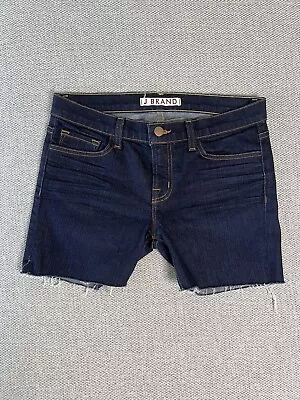 J Brand Womens Dark Blue Cut Off Jean Shorts Size 28 • $7.16