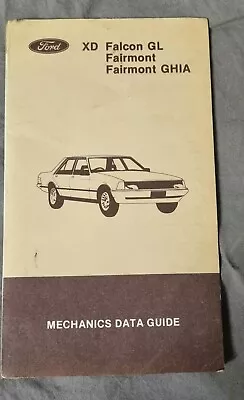 Ford XD Falcon GL Fairmont Ghia Mechanics Data Guide • $25