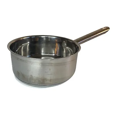 Wolfgang Puck's Cafe Collection 1.5 Qt Stainless Steel Sauce Pan No Lid • $14.99