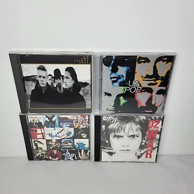 U2 Lot Of 4 CDs Joshua Tree War Achtung Baby Pop & Rare War • $14.99